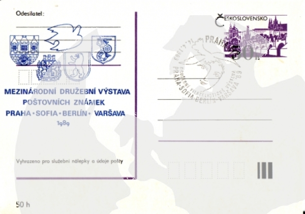 CDV 192 XXVII / 89 - CZ 1989 04 003 ●